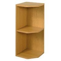 it Kitchens Solid Oak Style Open End Wall Unit 300mm