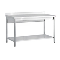 Inomak Stainless Steel Wall Bench TL714U - 1400mm