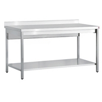 Inomak Stainless Steel Wall Bench TL719U - 1900mm