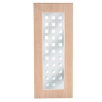 it Kitchens Beech Style Pack F Glazed Door 300mm