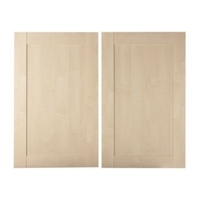 it Kitchens Contemporary Maple Style Pack E Larder/Fridge Freezer Doors x 2 600mm