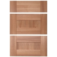 it Kitchens Walnut Style Shaker Pack C Drawer Front Pack Of 3 500mm