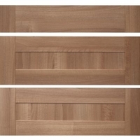 it Kitchens Walnut Style Shaker Pack T Door &amp; Drawer Pack Of 3 800mm