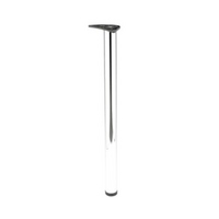 IT Kitchens Modern Worktop Leg Polished Chrome Effect