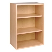 it Kitchens Oak Style Shaker Open Wall Unit 500mm