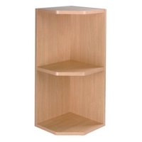 it Kitchens Oak Veneer Shaker Style Open End Wall Unit 300mm