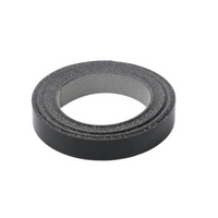 Cooke &amp; Lewis High Gloss Black Iron On Edging Tape 10m