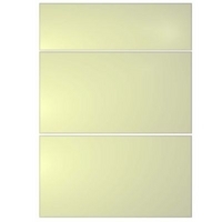 it Kitchens Gloss Cream Slab Pack C Drawer Fronts 500mm