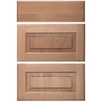 Cooke &amp; Lewis Solid Oak Classic Pack C Drawer Fronts Pack of 3 500mm