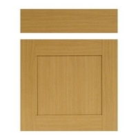 it Kitchens Oak Style Shaker Pack S Drawerline Door &amp; Drawer Front 600mm