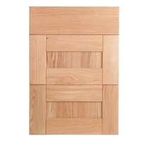 it Kitchens Solid Oak Pack C 3 Drawer Fronts 500mm