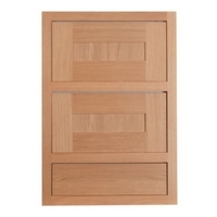 Cooke &amp; Lewis Clevedon Pack C Drawer Fronts Pack of 3 500mm