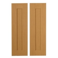 it Kitchens Oak Style Shaker Pack V Larder Doors 300mm