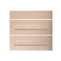 Cooke &amp; Lewis Solid Ash Pack T Drawer Fronts Pack of 3 800mm