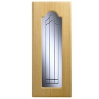 it Kitchens Traditional Oak Style Pack F Glazed Door 300mm