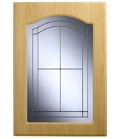 it Kitchens Traditional Oak Style Pack G Glazed Door 500mm