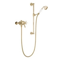 Classic Mixer Shower Kit Gold Effect