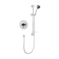 Quattre Mixer Shower Kit Chrome