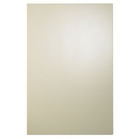 Cooke &amp; Lewis High Gloss Cream Clad-On Base Panel