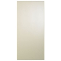 Cooke &amp; Lewis High Gloss Cream Clad-On Wall Panel