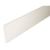 Cooke &amp; Lewis High Gloss Cream Rigid Plinth 3000mm