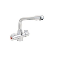 Hamburg Monobloc Tap Chrome Effect