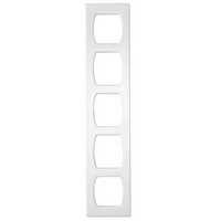 Cooke &amp; Lewis High Gloss White Pack OP5 Wine Rack Frame 150mm