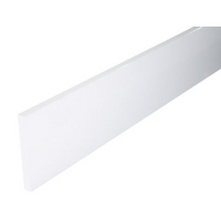 Cooke &amp; Lewis High Gloss White Rigid Plinth 3050mm