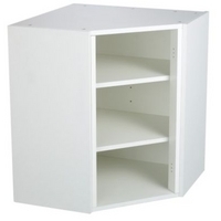 Cooke &amp; Lewis White Diagonal Corner Wall Cabinet 625mm