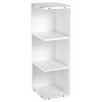 Cooke &amp; Lewis White Tall Wall Open End Cabinet 300mm