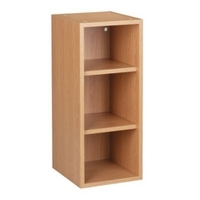 Cooke &amp; Lewis Light Oak Glass Cabinet 300mm