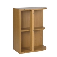 Cooke &amp; Lewis Oak Curved Base Cabinet (H)870 x (W)300 x (D)570mm