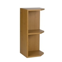 Cooke &amp; Lewis Oak Wall Open End Cabinet No Frame 300mm