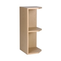 Cooke &amp; Lewis Solid Ash Open Wall Cabinet No Frame 300mm