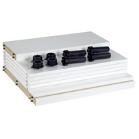 Cooke &amp; Lewis White Standard Larder Cabinet Shelf Pack 600mm