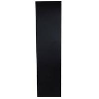 Cooke &amp; Lewis High Gloss Black Clad-On Tall Larder Panel