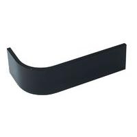 Cooke &amp; Lewis High Gloss Black Curved Plinth