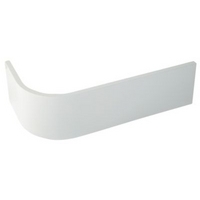 Cooke &amp; Lewis High Gloss White Curved Plinth