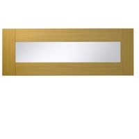 it Kitchens Oak Style Shaker Pack Za Glazed Bridging Door/Pan Drawer Front 1000mm