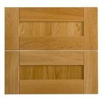 it Kitchens Solid Oak Pack BB Tower 2 Drawer 600mm