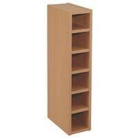 it Kitchens Solid Oak Style Wine Rack 150mm