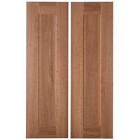 it Kitchens Walnut Style Shaker Pack V Larder Doors x 2 300mm