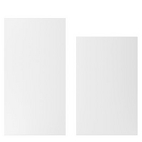 Cooke &amp; Lewis Matt White Pack E1 Tall Larder Doors x 2 600mm