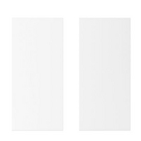 Cooke &amp; Lewis Matt White Pack EE Base Corner Doors x 2 925mm