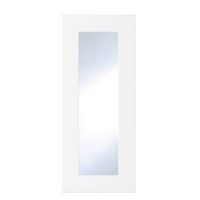 Cooke &amp; Lewis Matt White Pack F Glazed Door 300mm