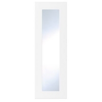 Cooke &amp; Lewis Matt White Pack F1 Tall Glazed Door 300mm