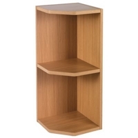 it Kitchens Oak Veneer Shaker Style Open End Wall Unit 300mm