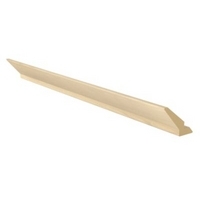 Cooke &amp; Lewis Solid Ash Quadrant Style Cornice 2400mm