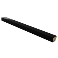 Cooke &amp; Lewis High Gloss Black Cornice/Pelmet 3000mm