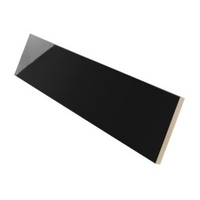 Cooke &amp; Lewis High Gloss Black Rigid Plinth 3050mm